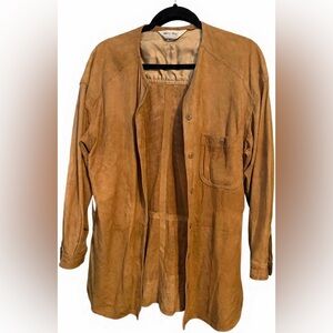 Vintage- West Bay Sport Leather- Leather Lamb Suede- Medium